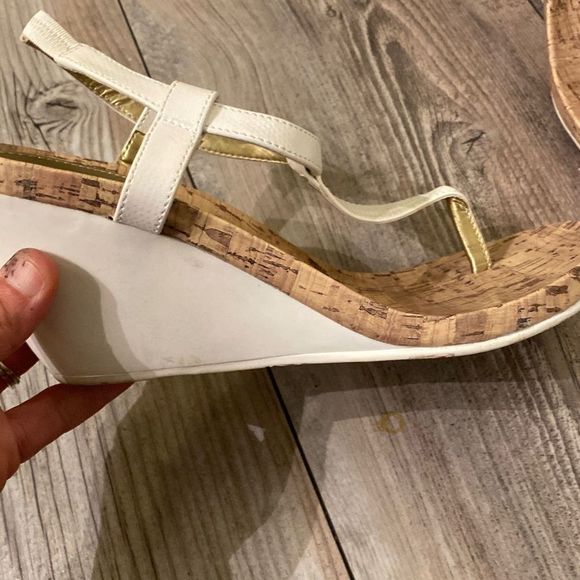 Chaps Womens Strappy Cork Sandals Size 9.5 - Picture 2 of 9